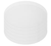 KICHOUSE Tapis Ronds en Silicone Résistants la Friction Antiadhésifs Lot de 6 et Haute Résistance pour Cuiseur Vapeur Cuisson de Dim Sum et Pâtisseries
