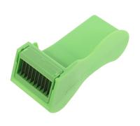 KICHOUSE Trancheuse à Haricots Multifonction Coupe en Fines Lamelles Ustensile Cuisine Pratique en Acier Inoxydable Manche Abs Vert pour Usage Domestique