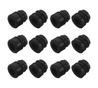 Kichvoe 12 Pièces Patin Amortisseur en Caoutchouc pour Tronçonneuse, Accessoire Vibrations, Compatible Outils de Jardinage, Solide et Facile à Installer