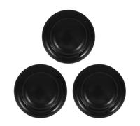 Kichvoe 3 Pièces Capuchon de Rechange Noir pour Parasol Banane et Romain, Facile à Installer, Protection UV, Accessoire en Plastique pour Jardin et Activités Extérieures
