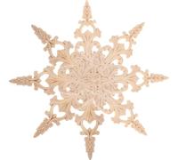 Kichvoe 4 Pièces Applique en Bois Décorative Style Européen | Bois D’hévéa, Finition Kaki, Effet Décoratif Classique, Usage Intérieur, pour Miroir et Mobilier