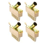Kichvoe 4 Pièces Brosse Métallique de Désherbage en Fil d'acier pour Jardin, Outil de Désherbage Tête Brosse 24mm, pour Patios et Jardins
