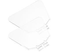 Kichvoe Accessoire Meuleuse 2pcs Visière de Protection en Plastique pour Banc, Protège Étincelles, Facile à Installer, pour Espace de Travail Outils Électriques