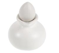 Kichvoe Bouteille en Céramique Blanche de 40ml pour Huiles Essentielles, Rechargeable et Élégante, pour Aromathérapie et Soins Peau