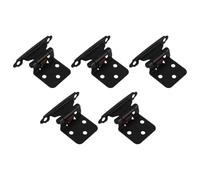 Kichvoe Charnières de Porte à Fermeture Automatique pour Camping-armoires, Acier Robuste, Design Semi Dissimulé, Épaisseur 1,5mm, Ensemble de 1 Set, Adaptées à Divers Scénarios