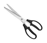Kichvoe Ciseaux Cuisine Multifonction pour Couper Viande et Fruits de Mer en Acier Inoxydable Noir Manche en Pp, Construction Robuste pour Usage Prolongé