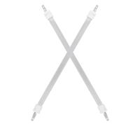 Kichvoe Élément Chauffant à Tube de Quartz Blanc Installation Facile et Maximisation Chaleur 2 Pièces pour Remplacement du Tube Chauffant Infrarouge pour Petites Pièces et Chambres