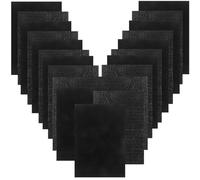 Kichvoe en Nylon et Polyester Auto-agrippantes Double Face 12 Paires de Bandes Adhésif Puissant et Facile à Utiliser pour Fixation Temporaire de Rideaux et Autres Objets