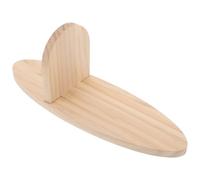 Kichvoe Étagère Ovale en Bois Étagères Flottantes en Bois Murale Beige Montage Mural Rangement D’Objets Divers pour Salon et Bureau Déco Intérieure Minimaliste Créative