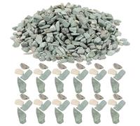 Kichvoe Galets Décoratifs en Pierre Naturelle pour Mini Paysage, Poids 60g, pour Décoration de Jardin et Table de Sable Réaliste