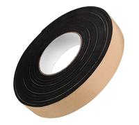 Kichvoe Joint D'étanchéité Latéral de Porte Facile à Installer en Mousse Eva Noire 4mm Adhésif, Bande D'isolation Phonique pour Porte et Fenêtre à Domicile