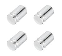 Kichvoe Kit de 4 Poids D'étalonnage en Acier Argenté de 200 G pour Balance Électronique, Surface Lisse et Résistant la Rouille, pour Test et Calibration de Précision
