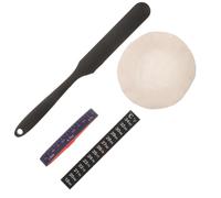 Kichvoe Kit de Bocal pour Levain Accessoires de Rechange pour Bocal de Levain 1 Set Coton et Plastique Bande de Dates Thermomètre Bande Marqueur Spatule