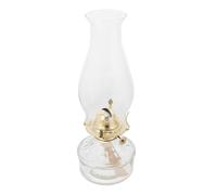 Kichvoe Lampe à Huile Vintage en Verre avec Design Classique, Lanterne Décorative Unique pour Décoration Intérieure et Pannes de Courant, Charme Rustique Rétro