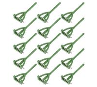 Kichvoe Lot de 200 Épingles de Sûreté Triangulaires Vertes, Épingles à Ornement Mariage T Forme, Accessoires DIY Broches et Boutonnières, Plastique Résistant pour Créations et Événements