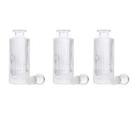 Kichvoe Lot de 3 Flacons D'arôme en Verre Transparent 150ml, Mini Vase Décoratif de Bureau Forme Unique et Design Élégant pour Huiles Essentielles