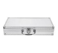 Kichvoe Malette en Alliage D'aluminium Robuste pour Outils, Protection Renforcée et Résistance à l'usure, pour L'école Voyages en Extérieur, Couleur Argenté
