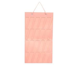 Kichvoe Organisateur Mural Paquet à Divers Solide en Feutre Rose Support pour Bandeaux et Porte-colliers pour Accessoires Bijoux pour Chambre D'garçon et Filles