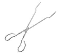 Kichvoe Pinces à Bûches Prise Confortable et Précision en Acier Inoxydable pour Foyer Extérieur et Barbecue pour Accessoires de Cuisson en Plein Air et Poêles