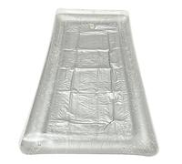 Kichvoe Plateau de Service Gonflable en PVC Grande Capacité Design Anti-Fuite, Facile à Nettoyer, pour Repas en Plein Air et Fêtes Intérieures