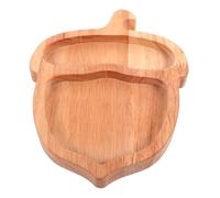 Kichvoe Plateau en Bois Créatif de Pomme de Pin, Plateau de Service Polyvalent Marron pour Snacks, Décoration Délicate pour Séances de Collation et Fêtes