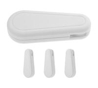 Kichvoe Poignées de Tirage Lot de 4 Pièces pour Rideaux en Abs Blanc, Poids Renforcé, Design Élégant Accessoires pour Cordon de Store Enrouleur et Décoration Intérieure