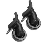 Kichvoe Roues de Rechange pour Bagages, Petite Roue pour Valise, Plastique Noir, pour Bagage et Valise, Voyage