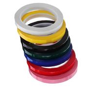 Kichvoe Rouleaux de Ruban Adhésif Pet Haute Température pour Marquage Coloré Lot de 7 10 Mm X 66 M Résistance Thermique, pour Environnements Industriels