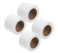 Kichvoe Ruban Adhésif 4 Rouleaux 4 Pièces 4,5cm X 30m, Blanc pour Joints de Plaques de Plâtre en Fibre de Verre pour Plaques de Plâtre et Sheetrock, Rénovation et Réparation de Cloisons