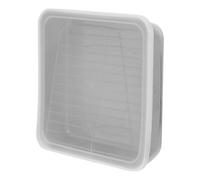 Kichvoe Set de Plaques de Four Rectangulaires en Acier Inoxydable avec Grille et Couvercle, Plat à Rôtir Multifonctionnel pour Cuisson Sécurisée de Viande, Poisson et Légumes