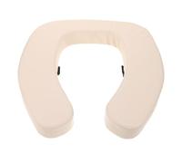 Kichvoe Siège de Toilette Surélevé Rembourré Imperméable en Pvc et Éponge Haute Densité, Coussin Confortable pour Personnes Âgées avec Support Renforcé