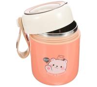 Kichvoe Tasse Isotherme à Soupe en Acier Inoxydable Grosse Ouverture et Fond Résistant, Conteneur Isotherme Portable pour Repas Chauds au Bureau L'école
