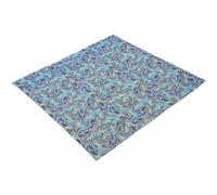 Kichvoe Tissu D'emballage Japonerie Bleu 68 Cm Carré pour Boîte Présent et Bento, Coton Sûr et Facile à Nettoyer, pour Bureau et Camping en Plein Air