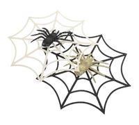 Kichvoe Toile D'araignée Décorative Accessoire de Fête Créatif en Plastique Réaliste pour Décoration Halloween pour Décorer Escaliers Cuisine