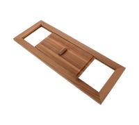 Kichvoe Ventilation de pièce embuée en Bois, kit de fenêtre de Sauna, Beige, remplaçable, Circulation d'air Efficace pour Sauna Traditionnel et hammam