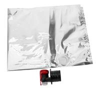 Kichvoe Vessie à Vin Réutilisable 25l en Aluminium, Légère et Compacte | Poche Argentée pour Boissons, Plastique Souple, Nettoyage Facile, pour Fêtes et Voyages