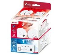 Pack 2 détecteurs de fumée + monoxyde de carbone 5 ans - KIDDE - DF2CO1FR