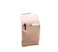 KiddiBubzi Sac de Rangement de Chevet en Coton et Lin à Suspendre avec Poche for télécommande, lit, canapé, Bureau, Meuble TV, Maison(Pink)