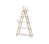 KIDDY Bibliothèque Design 80cm Naturel Blanc