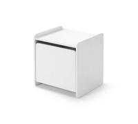 KIDDY Chevet enfant bois laqué 1 porte L 40cm Blanc