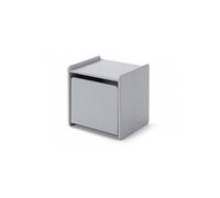 KIDDY Chevet enfant bois laqué 1 porte L 40cm Gris