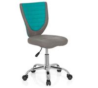 KIDDY COMFORT - Chaise pivotante pour des enfants gris / turquoise