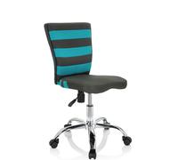 KIDDY COMFORT I - Chaise pivotante pour des enfants gris / turquoise
