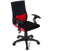 KIDDY PRO AL - Chaise pivotante pour des enfants Noir / Rouge