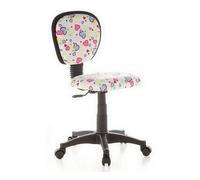 KIDDY TOP - Chaise pivotante pour des enfants Motif fleurs/cœurs