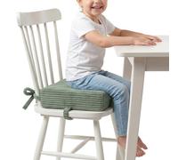 KiddyMoon Coussin Rehausseur De Chaise Enfant, Assise Rehaussée 10 Cm Avec Housse Lavable Et Liens d’Attache, Vert