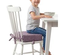 KiddyMoon Coussin Rehausseur De Chaise Enfant, Assise Rehaussée 10 Cm Avec Housse Lavable Et Liens d’Attache, Violet