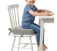 KiddyMoon Coussin Rehausseur De Chaise Enfant, Assise Rehaussée 10 Cm Avec Housse Lavable Et Liens d’Attache, Gris Foncé