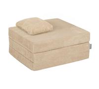 KiddyMoon Matelas Enfant Pliable en Mousse Matelas Pouf, Chambre d'enfant