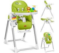 KIDIZ® 3en1 Chaise haute Chaise haute pour enfant avec arceau de jeu , transat , chaise haute combinée Siège bébé ,7 hauteur réglable Dossier inclinable , évolutif de 0 mois à 6 ans Chaise bébé